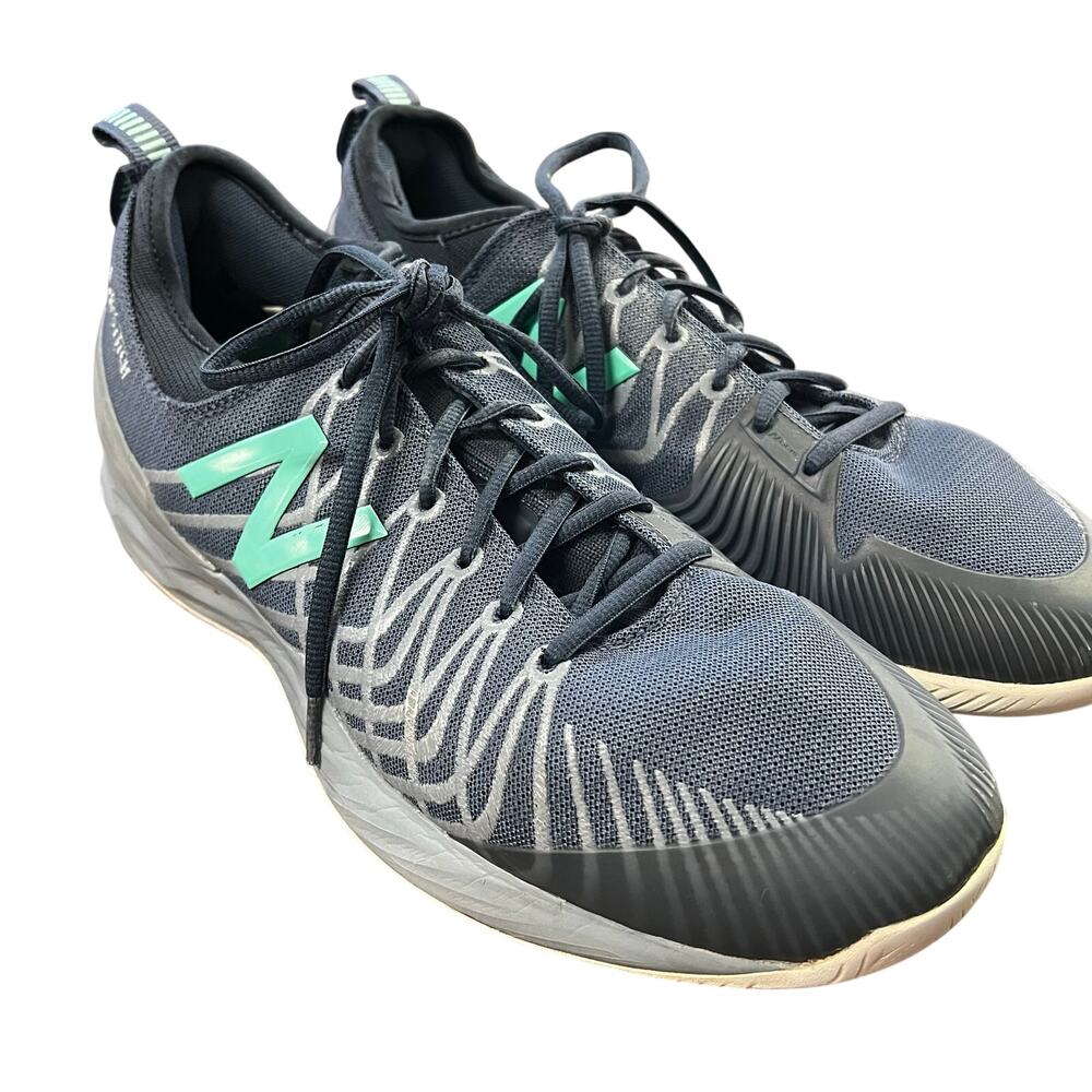 New Balance Mens Fresh Foam LAV Tennis Shoes 11.5 Gray Indigo Mint MCHLAVNB